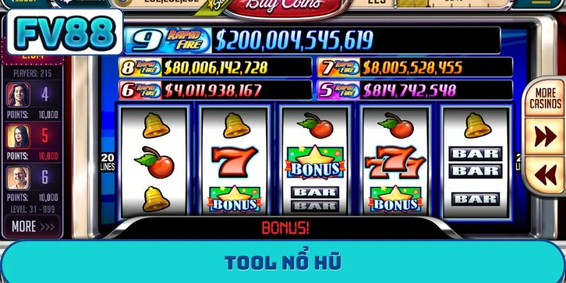 Tool Nổ Hũ FV88 - Bí Mật Đằng Sau Những Jackpot Tỷ Đồng tool nổ hũ fv88